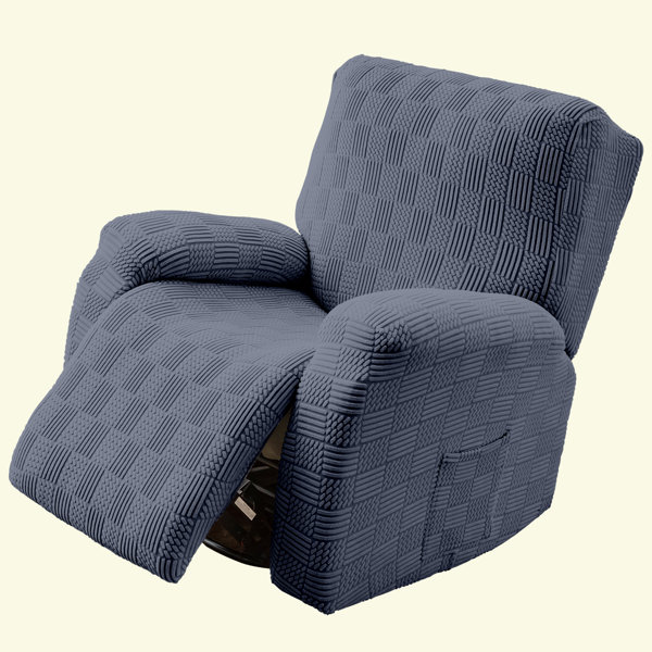 Latitude Run® 4Piece Recliner Chair Covers, Elastic Recliner Slipcover